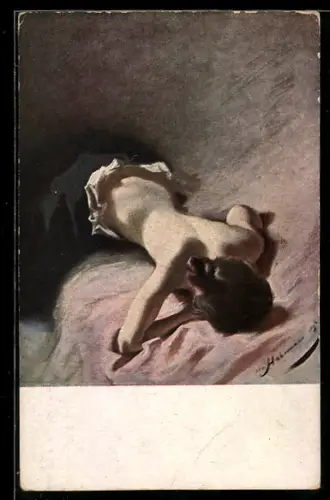 Künstler-AK G. Hirth`s Verlag, Serie XIX, 1: Reue