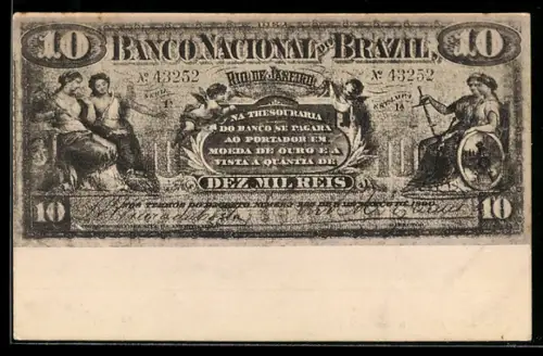 AK Brazilianischer Geldschein 10 Reis