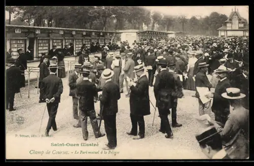 AK Saint-Ouen, Champ de Courses, Le Pari mutuel à la Pelouse