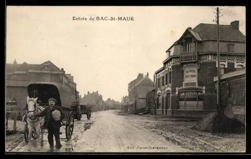 AK Sailly-Sur-La-Lys, Entrée de Bac-St-Maur
