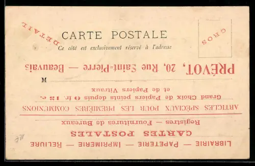AK Beauvais, Cartes Postales Preévot, Rue Saint-Pierre 20, Ansichtskartengeschichte