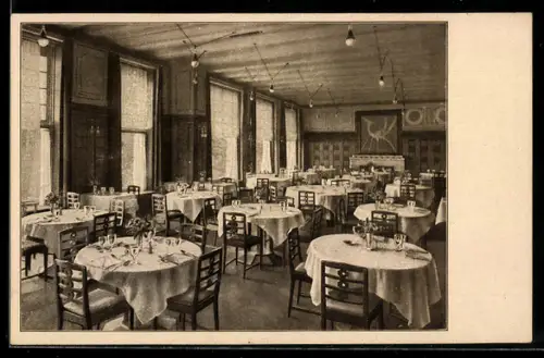 AK Friedrichshafen, Kurgarten-Hotel Friedrichshafen am Bodensee, Speisesaal