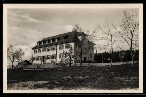 AK Markelfingen /Radolfzell, Bodenseeheim mit Strandbad, Aussenansicht mit Umgebung