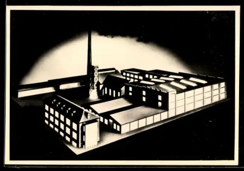 AK Zwickau, Kammgarnspinnerei Rudolf Schön
