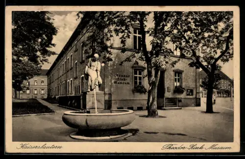AK Kaiserslautern, Theodor-Zink-Museum mit Brunnen