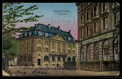 AK Kaiserslautern, Filialbank, Karlsberg-Restaurant