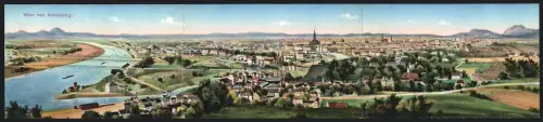 Klapp-AK Wien, Stadt vom Kahlenberg gesehen