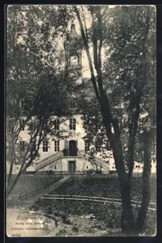 AK Elsterwerda, Partie beim Schloss / Lehrerseminar