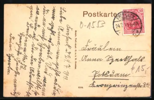 AK Friesack, Gasthaus Friesacker Bock