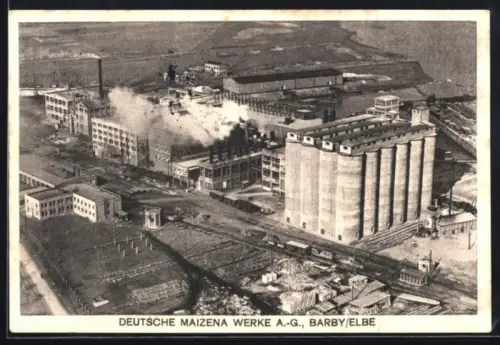 AK Barby a. d. Elbe, Deutsche Maizena-Werke A.-G.