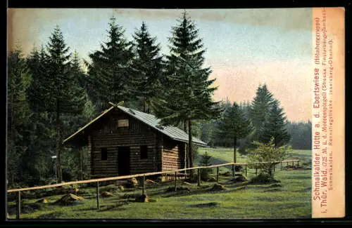 AK Floh-Seligenthal, Schmalkalder Hütte auf der Ebertswiese