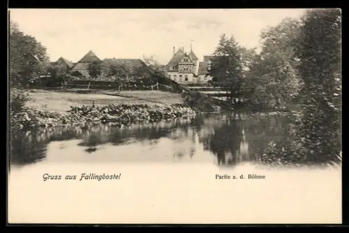AK Fallingbostel /Böhme, Partie a. d. Böhme