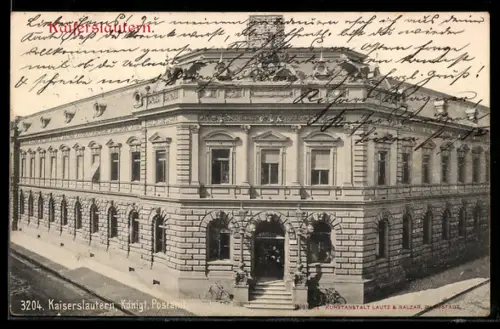 AK Kaiserslautern, Königl. Postamt