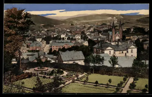 AK Siegen, Blick auf das Hüttental, vom Krebs aus gesehen