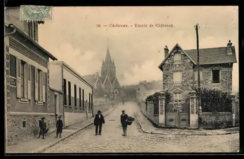 AK Châtenay, Entrée de Châtenay