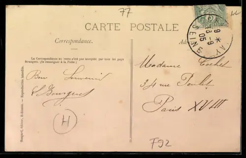 AK Châtenay, Entrée de Châtenay