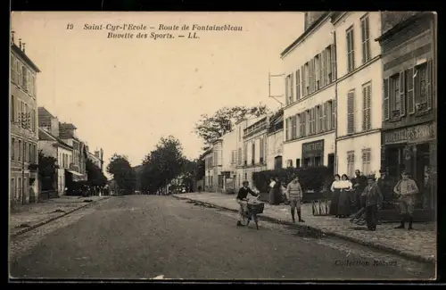 AK Saint-Cyr-l`École, Route de Fontainebleau, Buvette des Sports