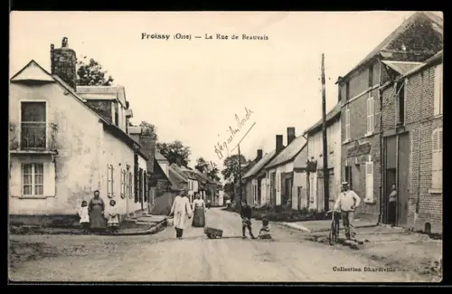 AK Froissy /Oise, La Rue de Beauvais