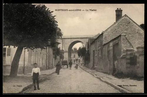 AK Montigny-sur-Loing, Le Viaduc
