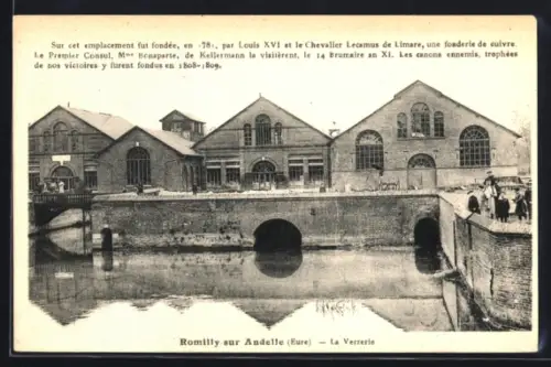 AK Romilly sur Andelle /Eure, La Verrerie