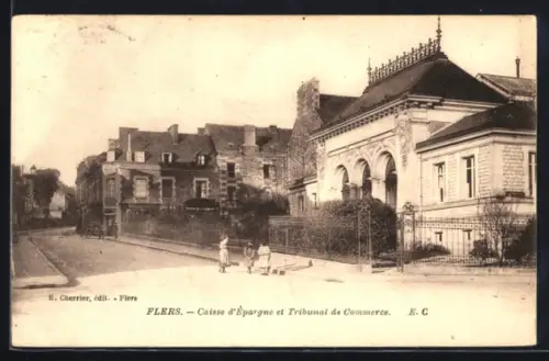AK Flers, Caisse d`Épargne et Tribunal de Commerce