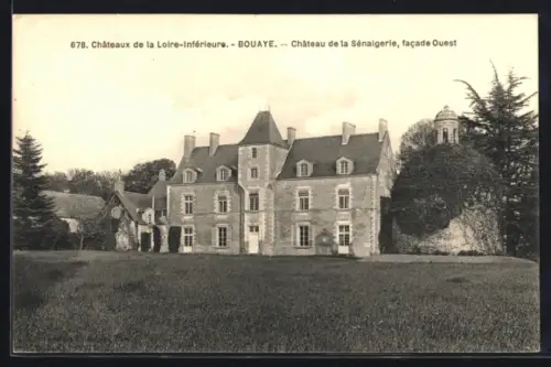 AK Bouaye, Château de la Sénaigerie, facade Ouest