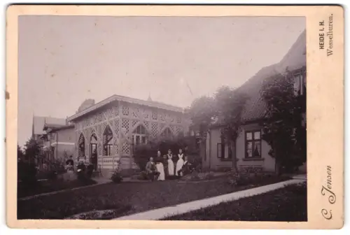 Fotografie C. Jensen, Ort unbekannt, Ansicht Heide i. H., Hotel Brügmann