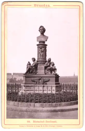 Fotografie Römmler & Jonas, Dresden, Ansicht Dresden, Rietschel-Denkmal