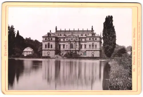 Fotografie Römmler & Jonas, Dresden, Ansicht Dresden, Palais im Grossen Garten
