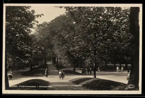 AK Lund, Vallpromenaden i Stadsparken