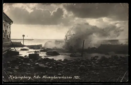AK Helsingborg, Fran Novemberorkanen 1921