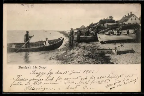 AK Smyge, Strandparti fran Smyge