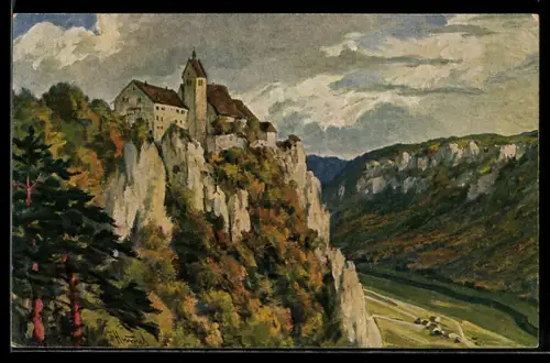 AK Beuron / Donautal, Schloss Werenwag