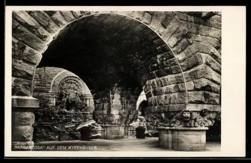 AK Kyffhäuser, Barbarossa-Denkmal