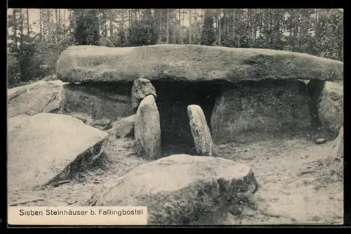 AK Fallingbostel, Sieben Steinhäuser, Hünengrab