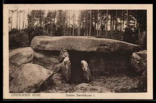 AK Lüneburger Heide, Sieben Steinhäuser I., Hünengrab