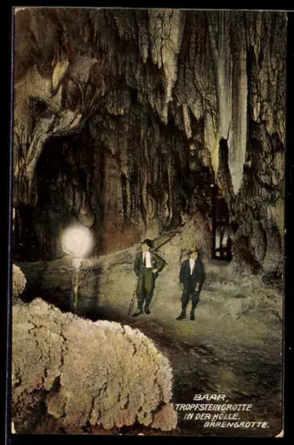AK Baar, Tropfsteingrotte in der Hölle, Bärengrotte
