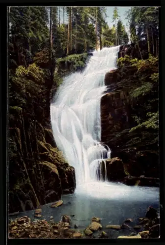 AK Zackelfall, Wasserfall im Riesengebirge