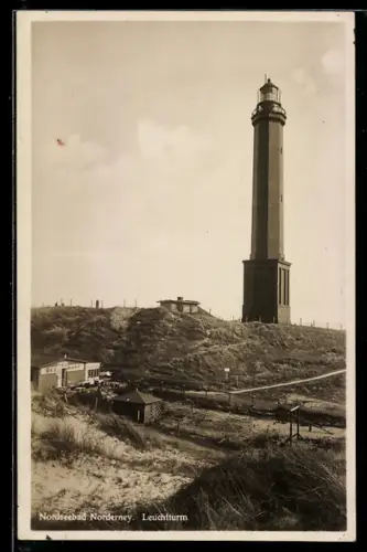 AK Norderney, Restaurant und Leuchtturm