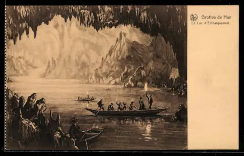 AK Grottes de Han, Le Lac d`Embarquement
