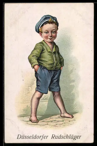 AK Düsseldorf, Düsseldorfer Radschläger, Stadttyp
