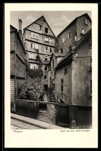 AK Siegen, Hof in der Löhrstrasse