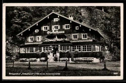 AK Hinterstein, Berggasthof Giebelhaus
