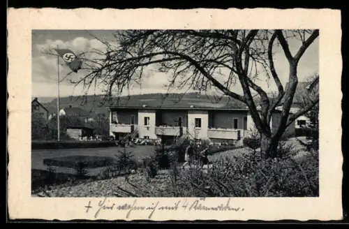 AK Hilgert /Unterwesterwaldkreis, Gruppenhaus des Schullandheimes der Wittener Schulen, 