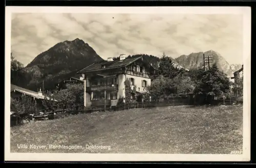 AK Berchtesgaden, Hotel Villa Kayser am Doktorberg