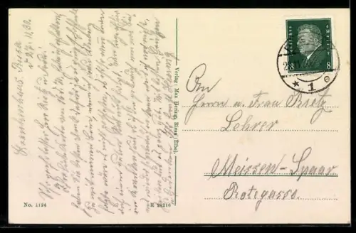 AK Riesa /Elbe, Krankenhaus