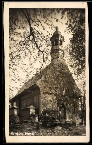AK Hamburg-Hamm, Ansicht der Kirche