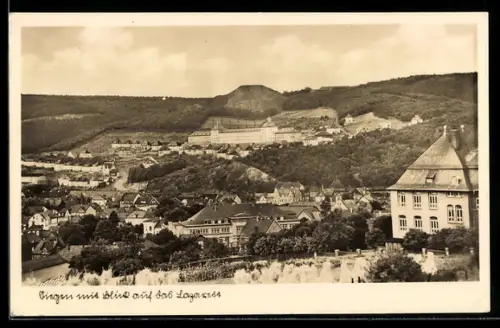 AK Siegen, Ortspanorama mit Lazarett