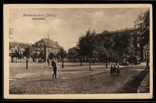 AK Kaiserslautern /Pfalz, Marktplatz