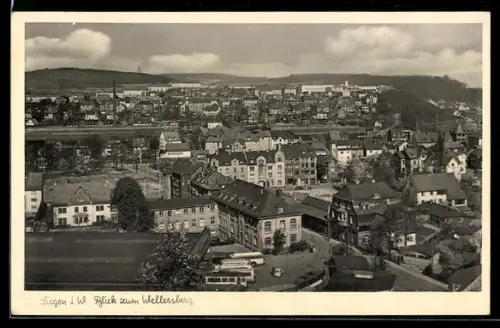 AK Siegen i. W., Blick zum Wellersberg